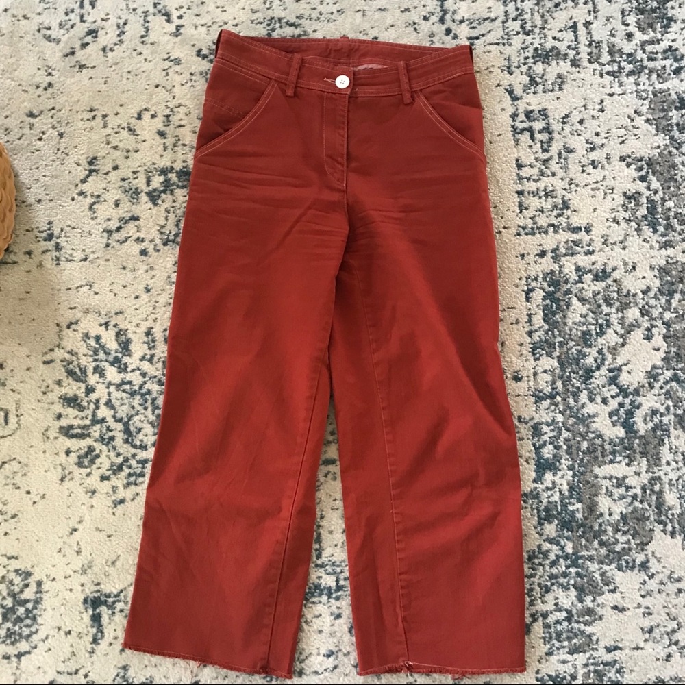 Free People wide leg work pants